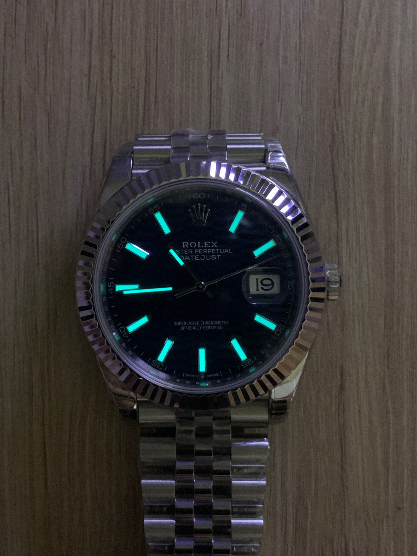 VSF 41mm datejust Rhombic lattice Dial