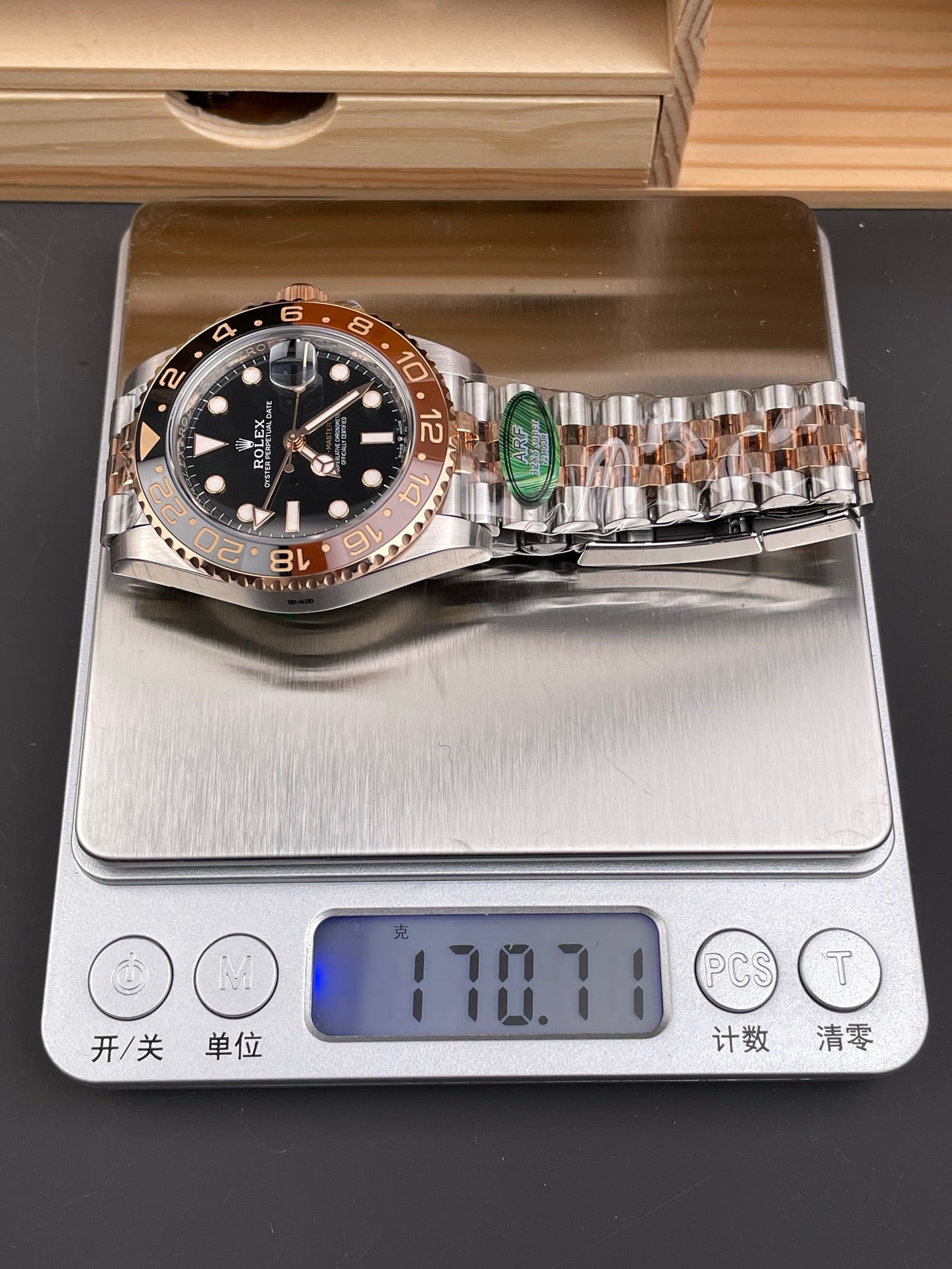 ARF 40mm GMT Rootbeer Weight gain version(Dandong 3285)