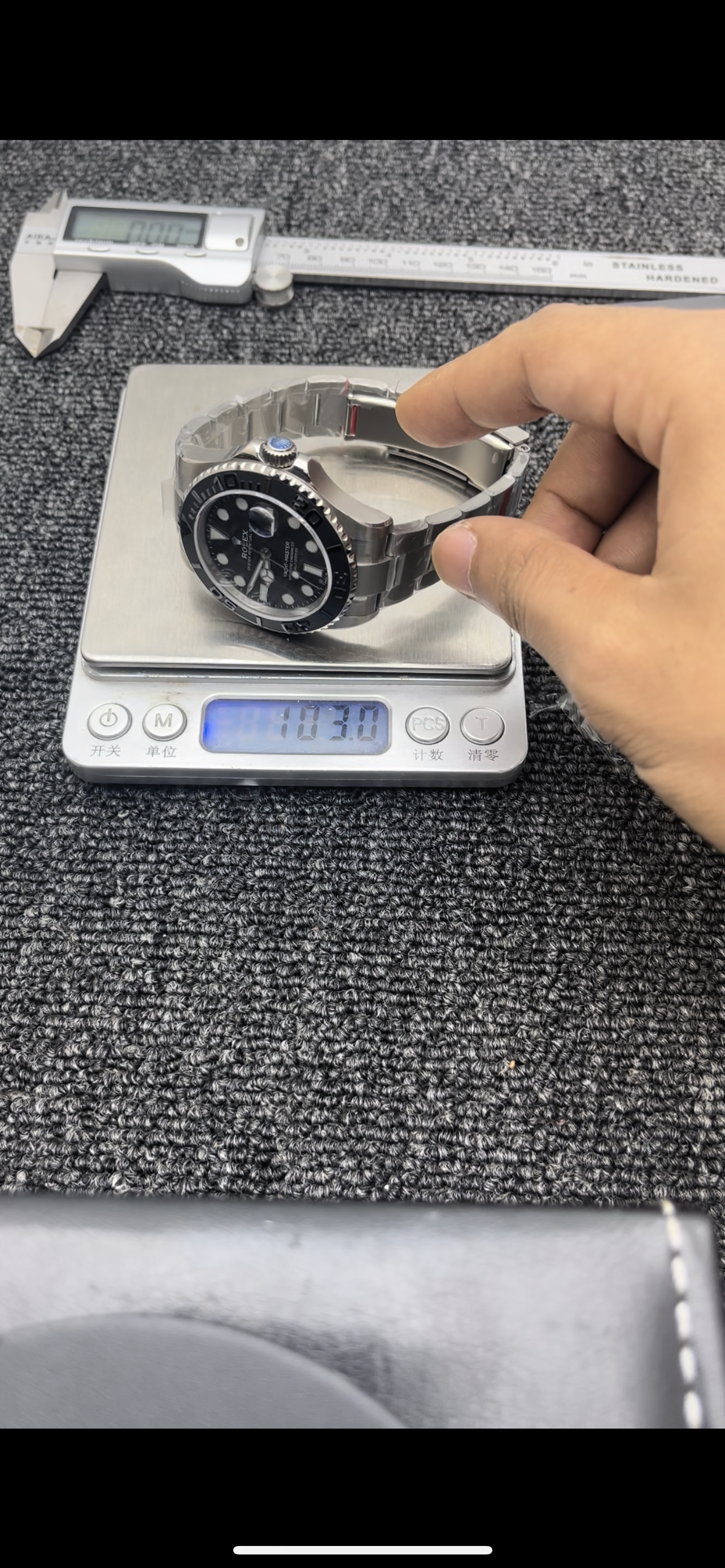 42mm Titanium Yacht master 103g