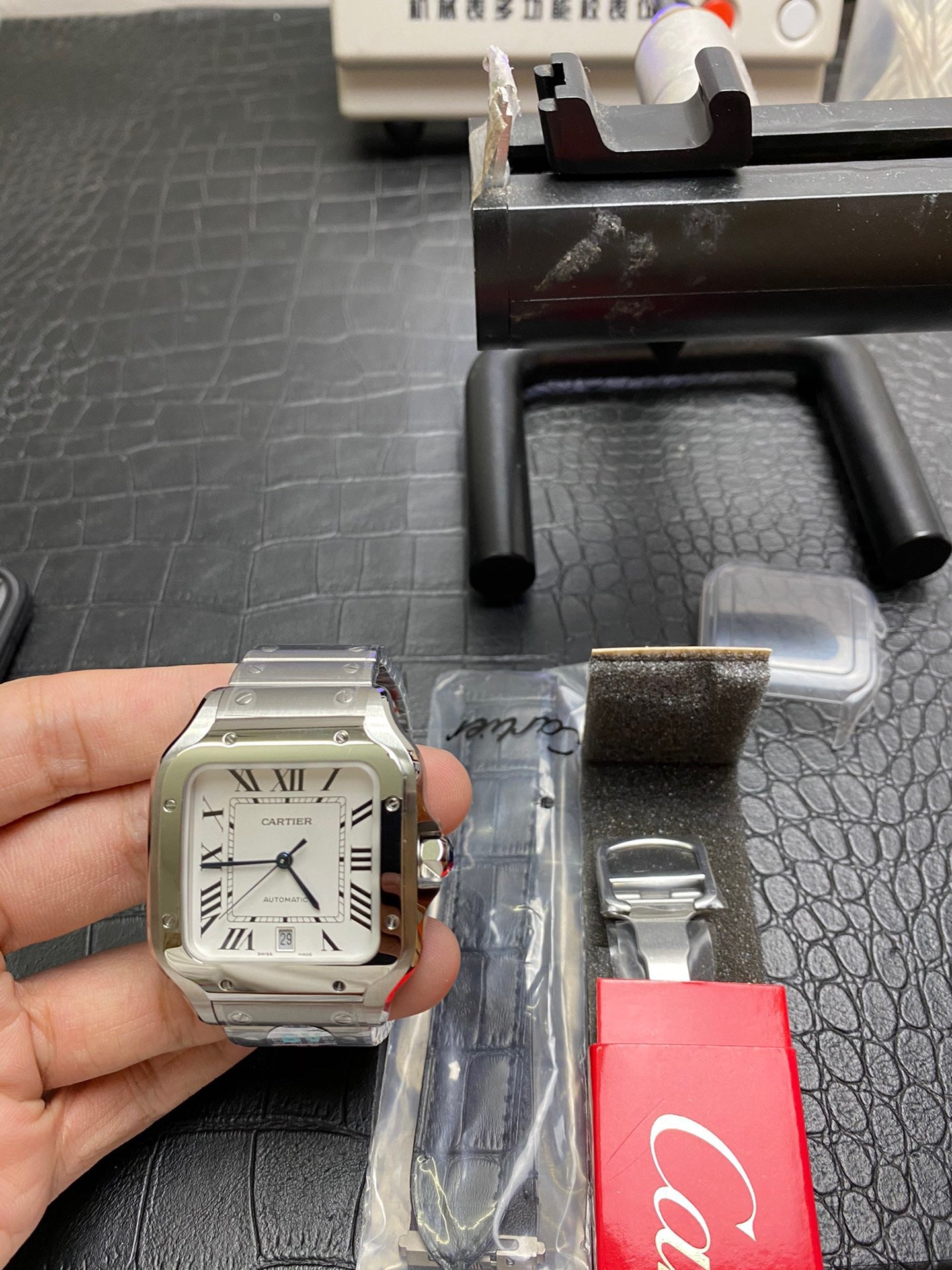 BV factory 39.8mm santos
