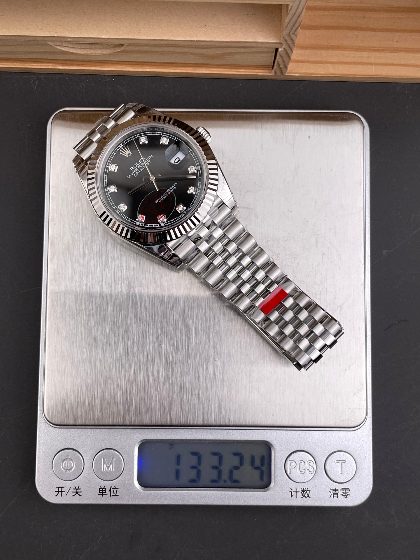 VSF 41mm Black datejust Diamond Dial