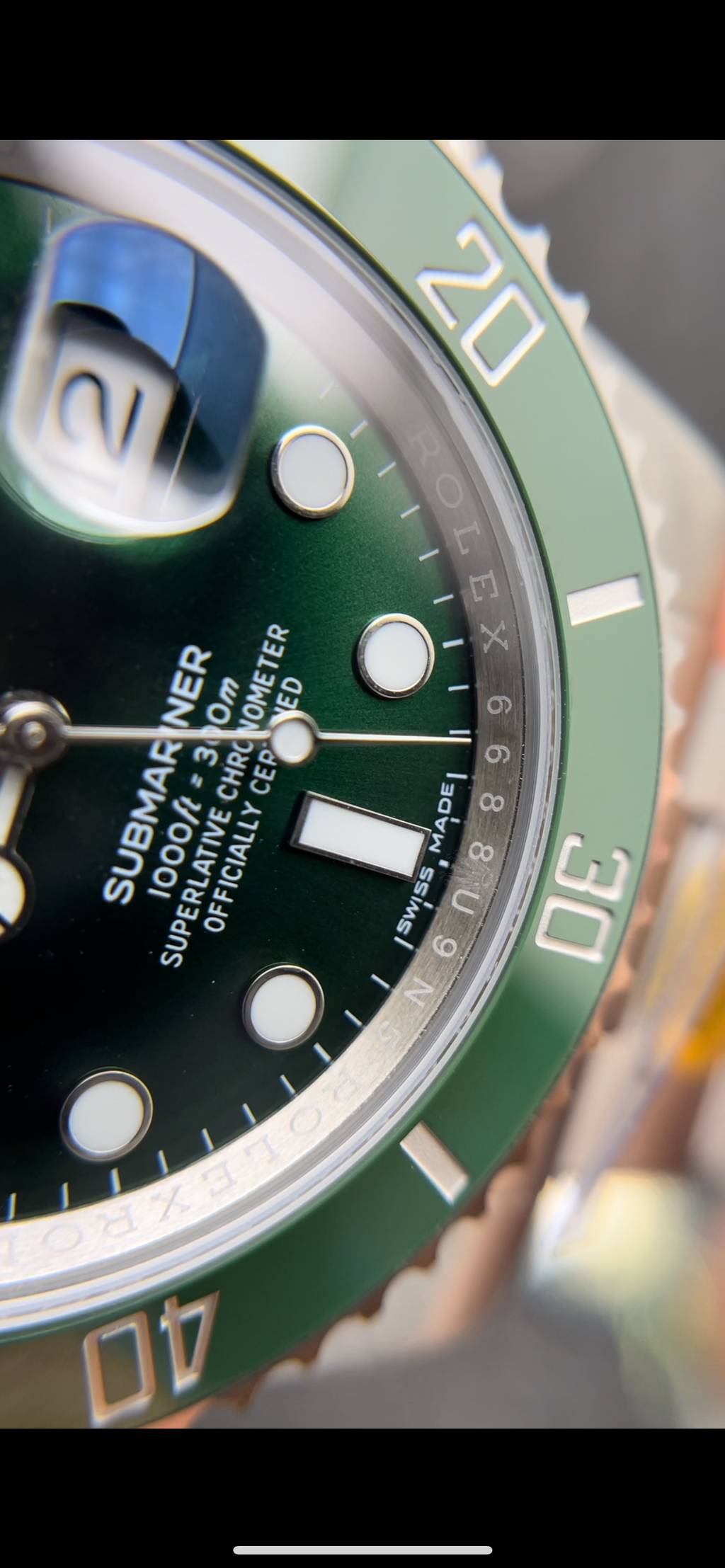 40mm Submariner Hulk 2836 version