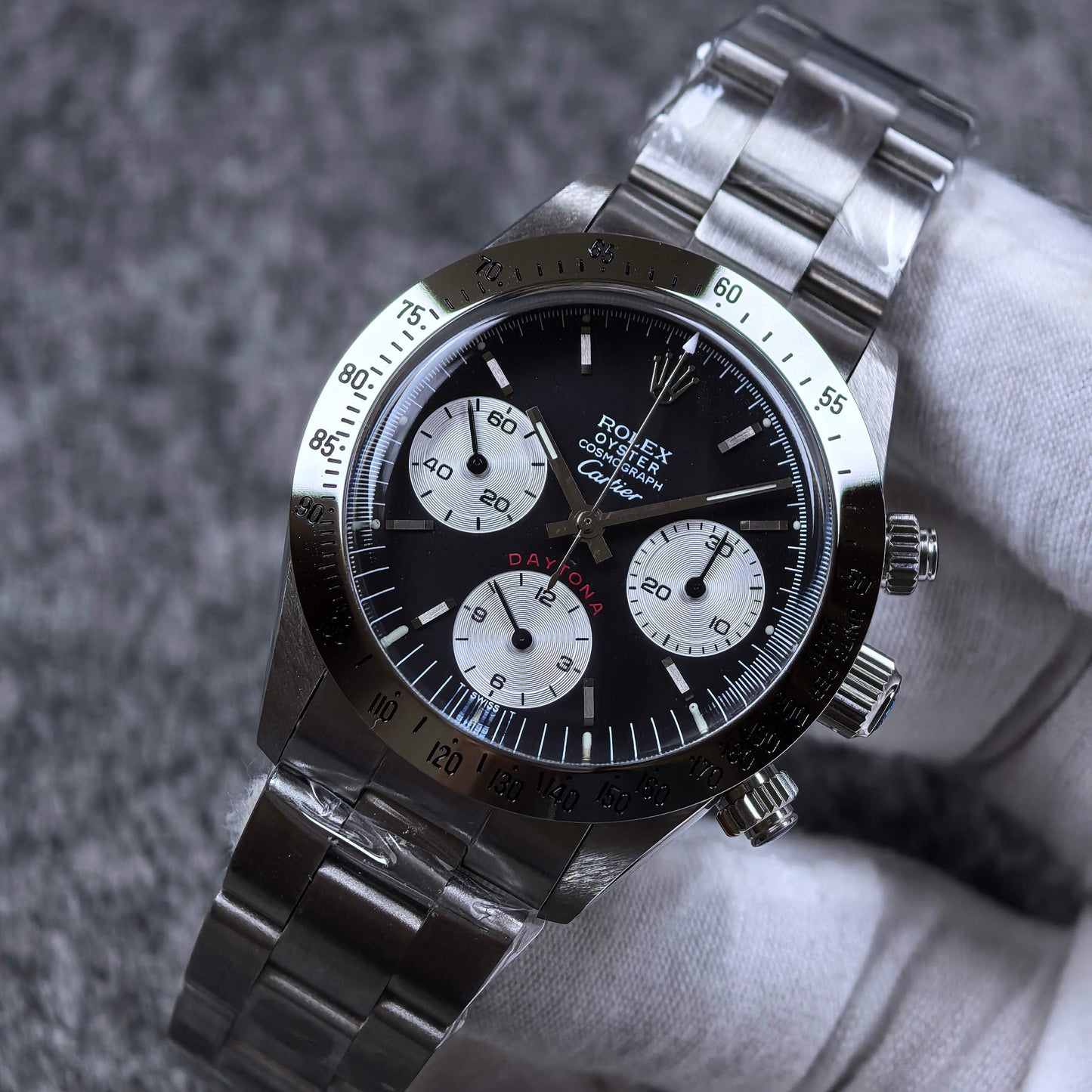 SN factory Retro Daytona Manual winding movement