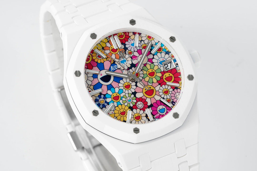 APS factory Royal Oak 15500 Ceramics Sunflower Dial