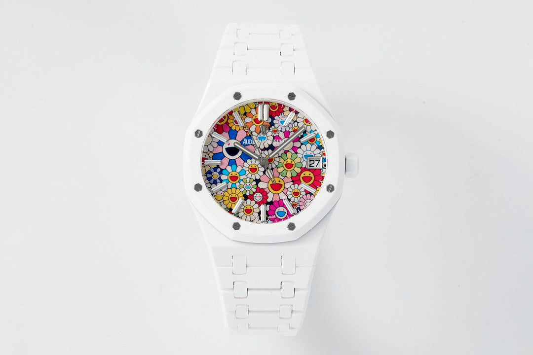APS factory Royal Oak 15500 Ceramics Sunflower Dial