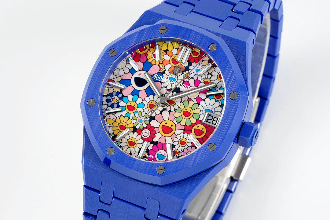 APS factory Royal Oak 15500 Ceramics Sunflower Dial