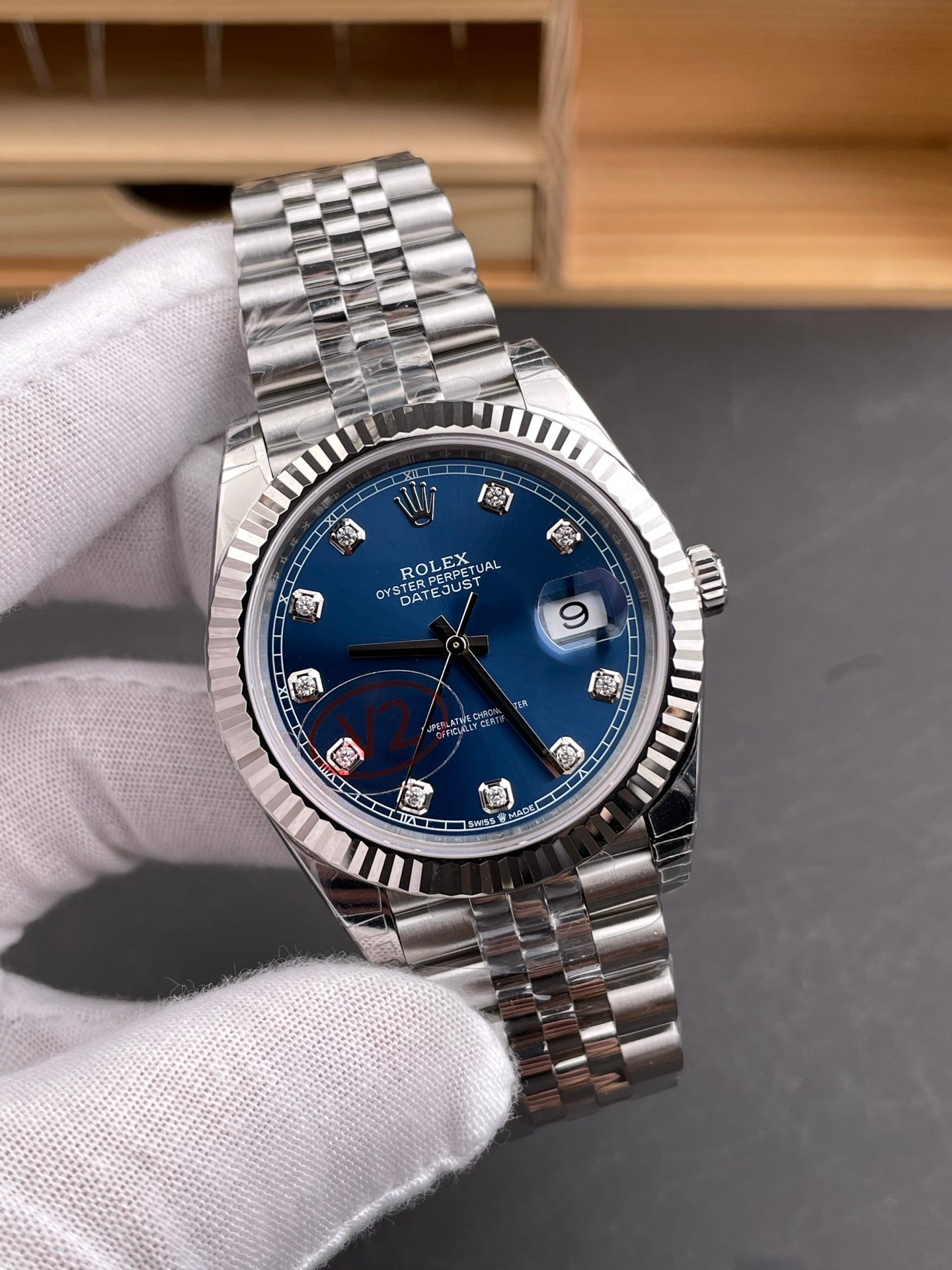 VSF 41mm datejust Blue Diamond Dial