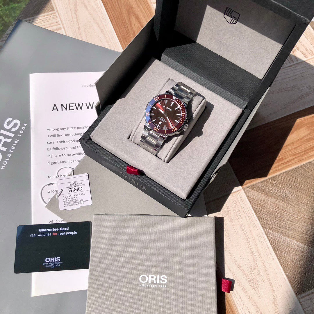 43.5mm ORIS Aquis Brown