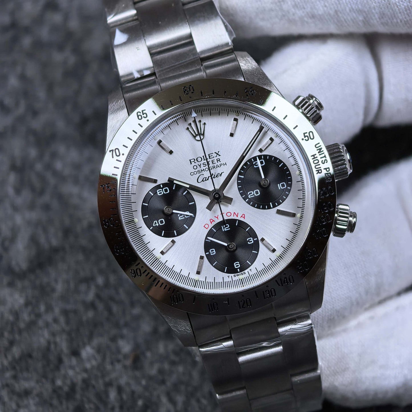 SN factory Retro Daytona Manual winding movement