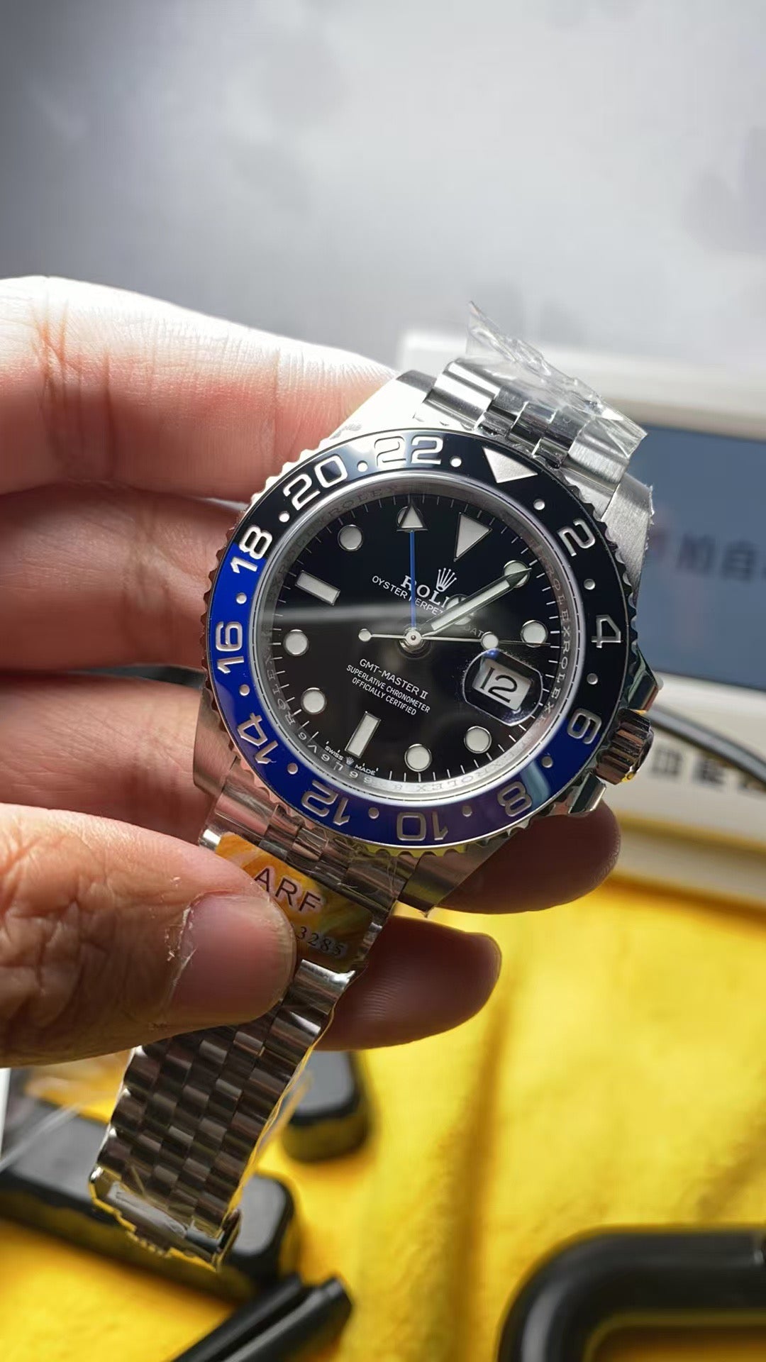 ARF 40mm Black Blue GMT（Dandong 3285）