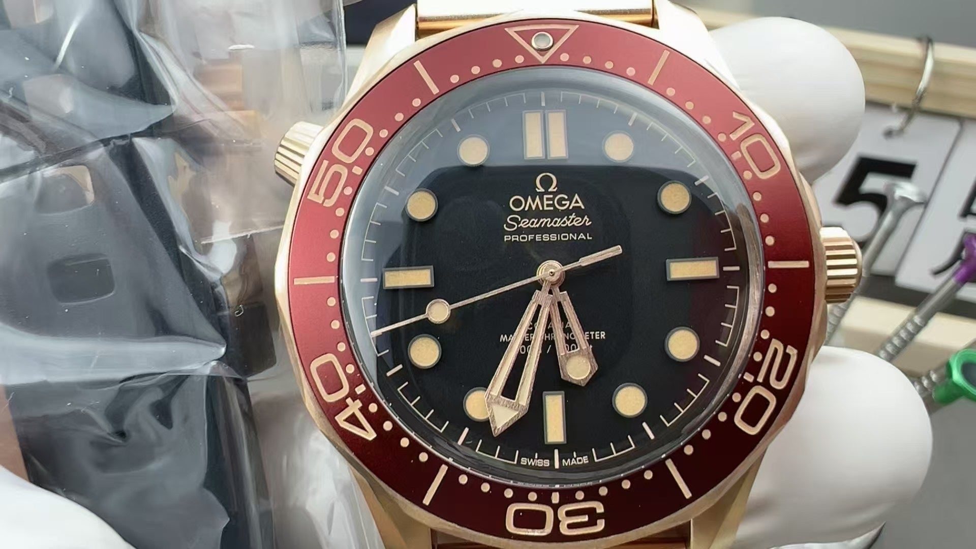 VS factory Bronze Gold seamaster300