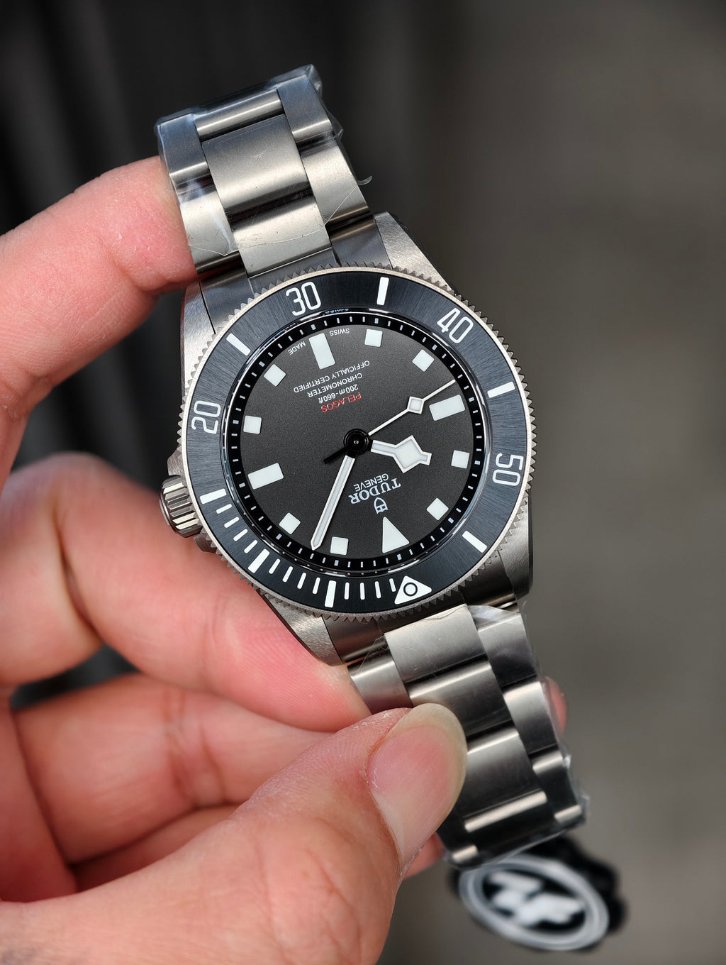 ZF factory, 39mm pelagos Tudor Titanium