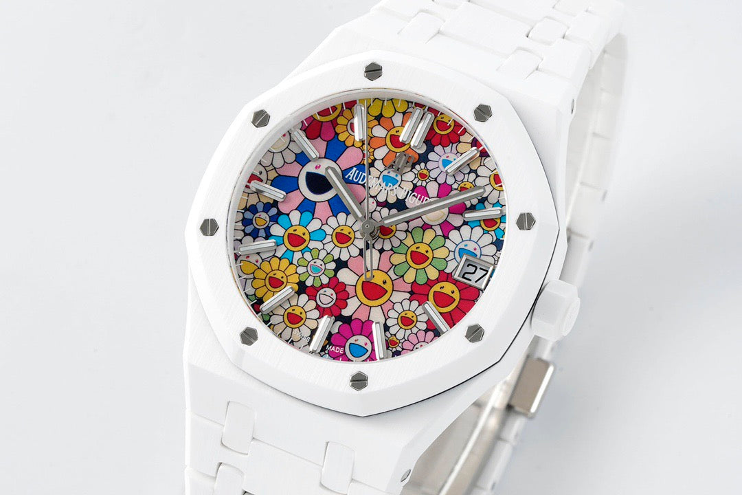 APS factory Royal Oak 15500 Ceramics Sunflower Dial