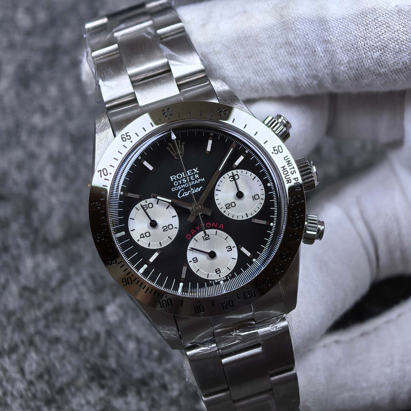 SN factory Retro Daytona Manual winding movement