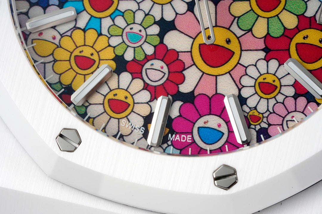 APS factory Royal Oak 15500 Ceramics Sunflower Dial