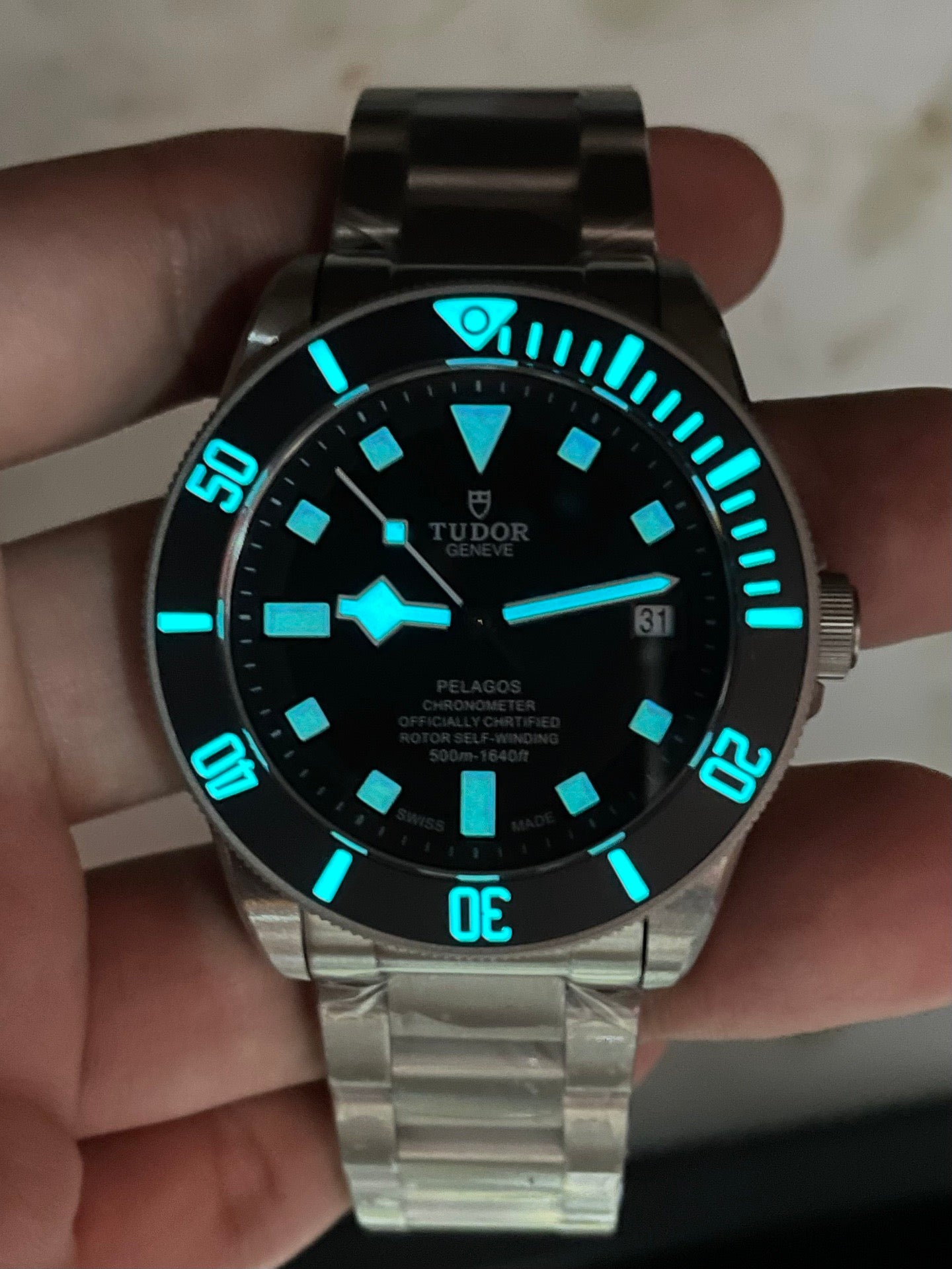 42mm Titanium metal Tudor