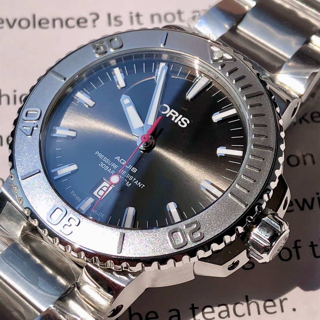 43.5mm ORIS Aquis Silver