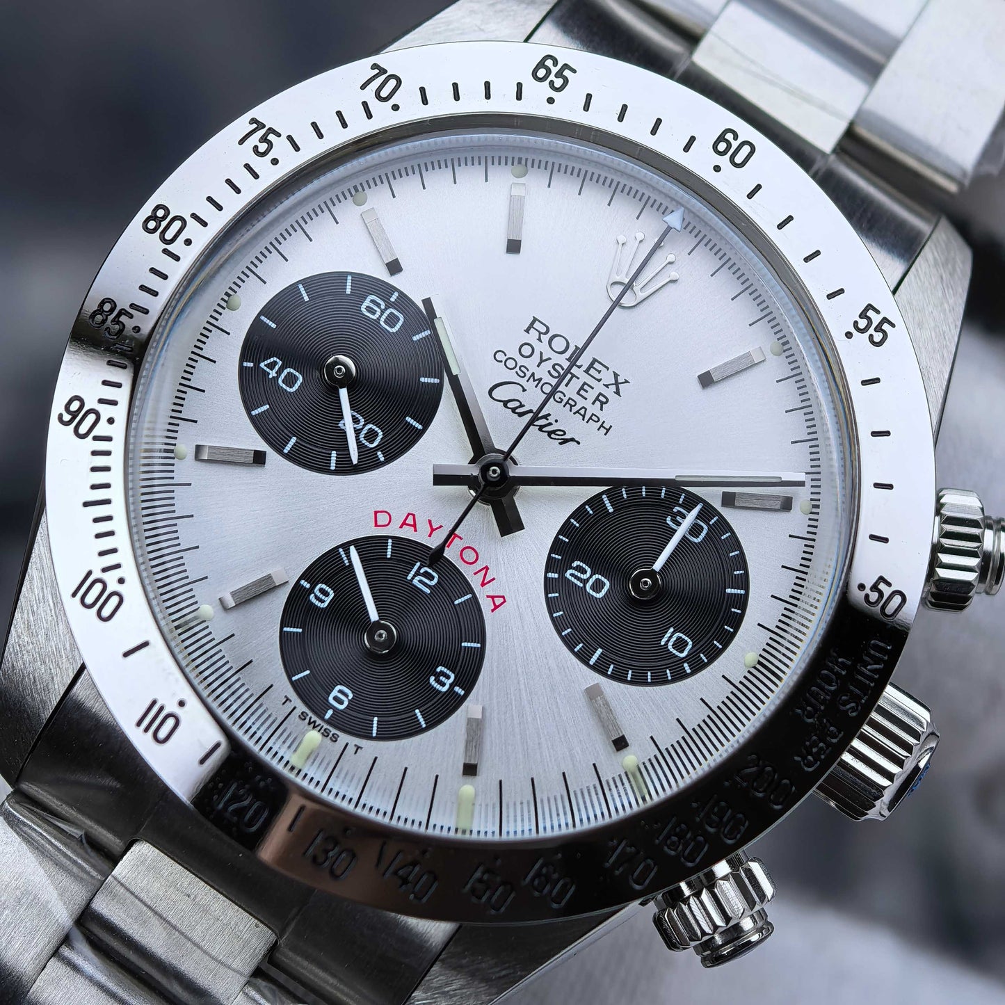 SN factory Retro Daytona Manual winding movement