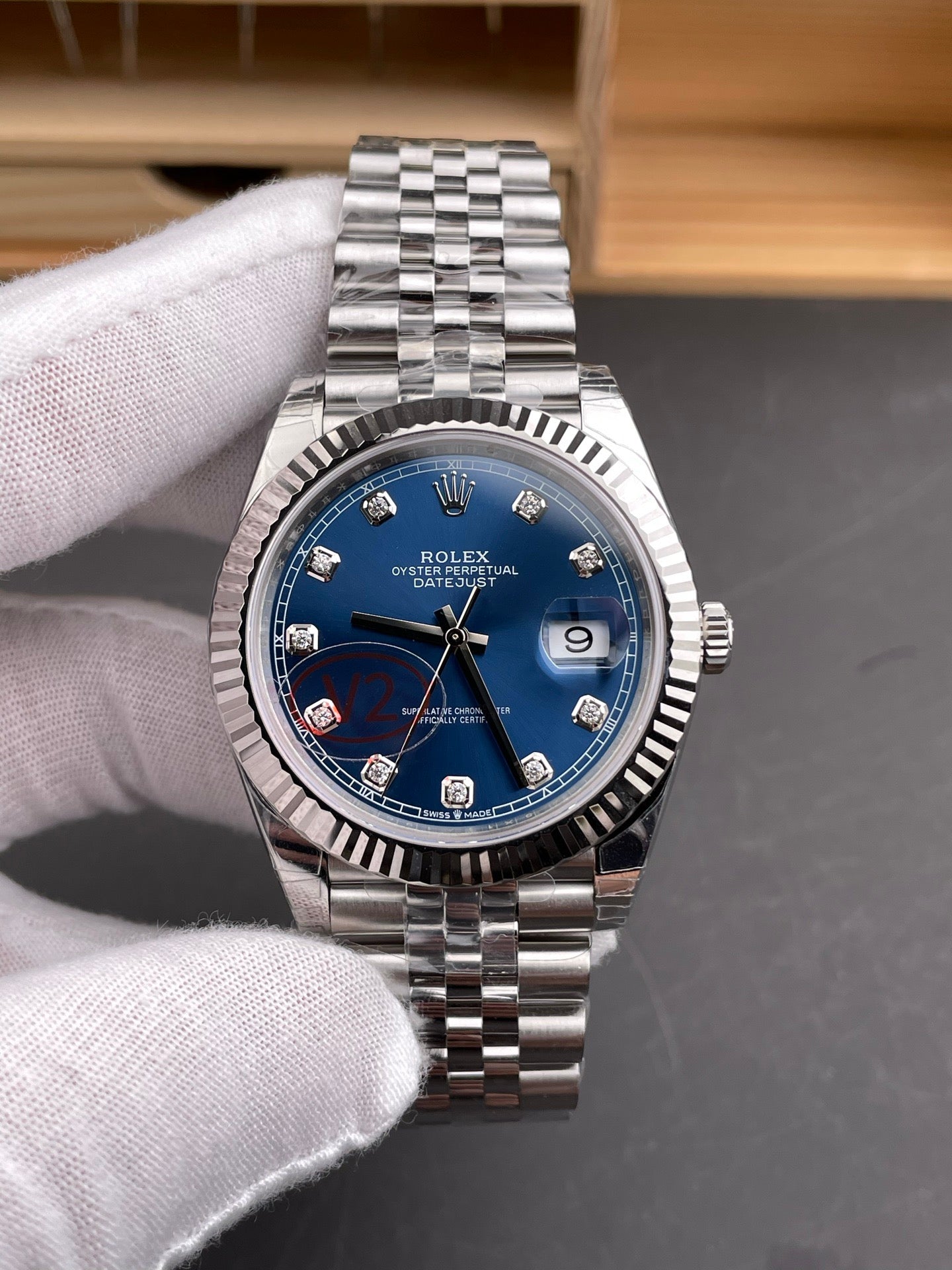 VSF 41mm datejust Blue Diamond Dial
