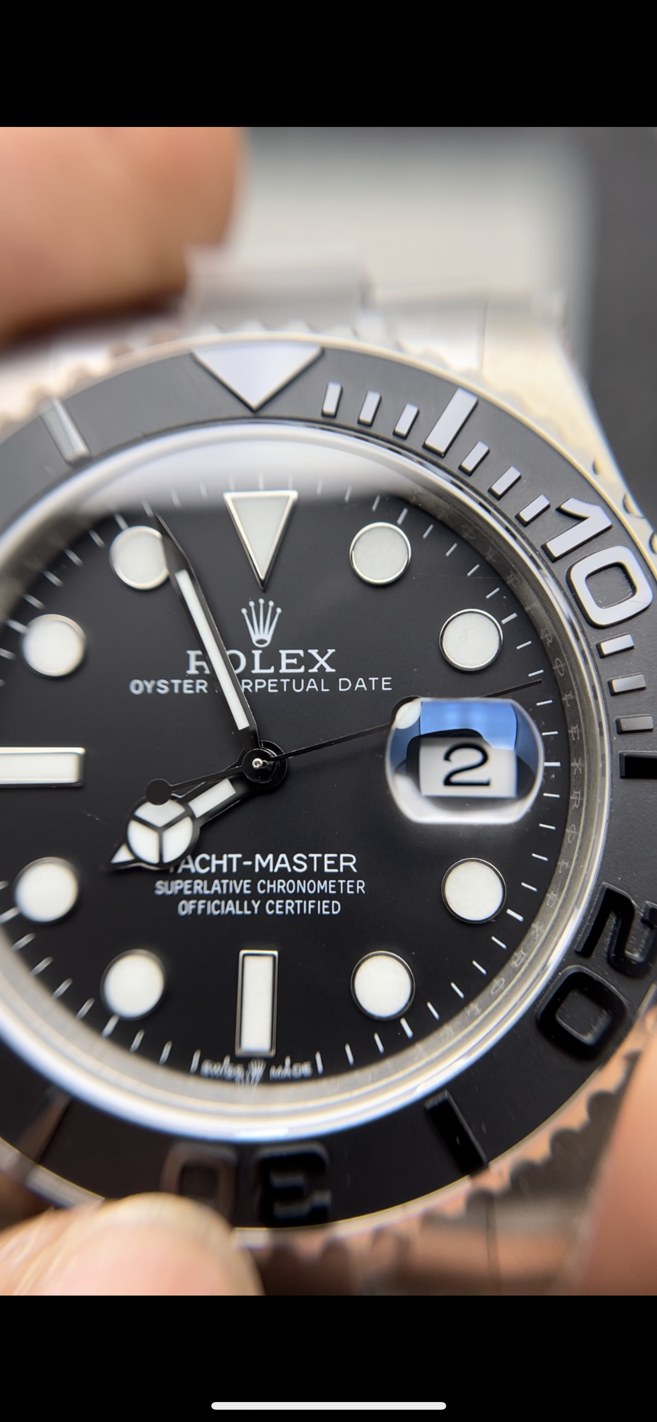 42mm Titanium Yacht master 103g