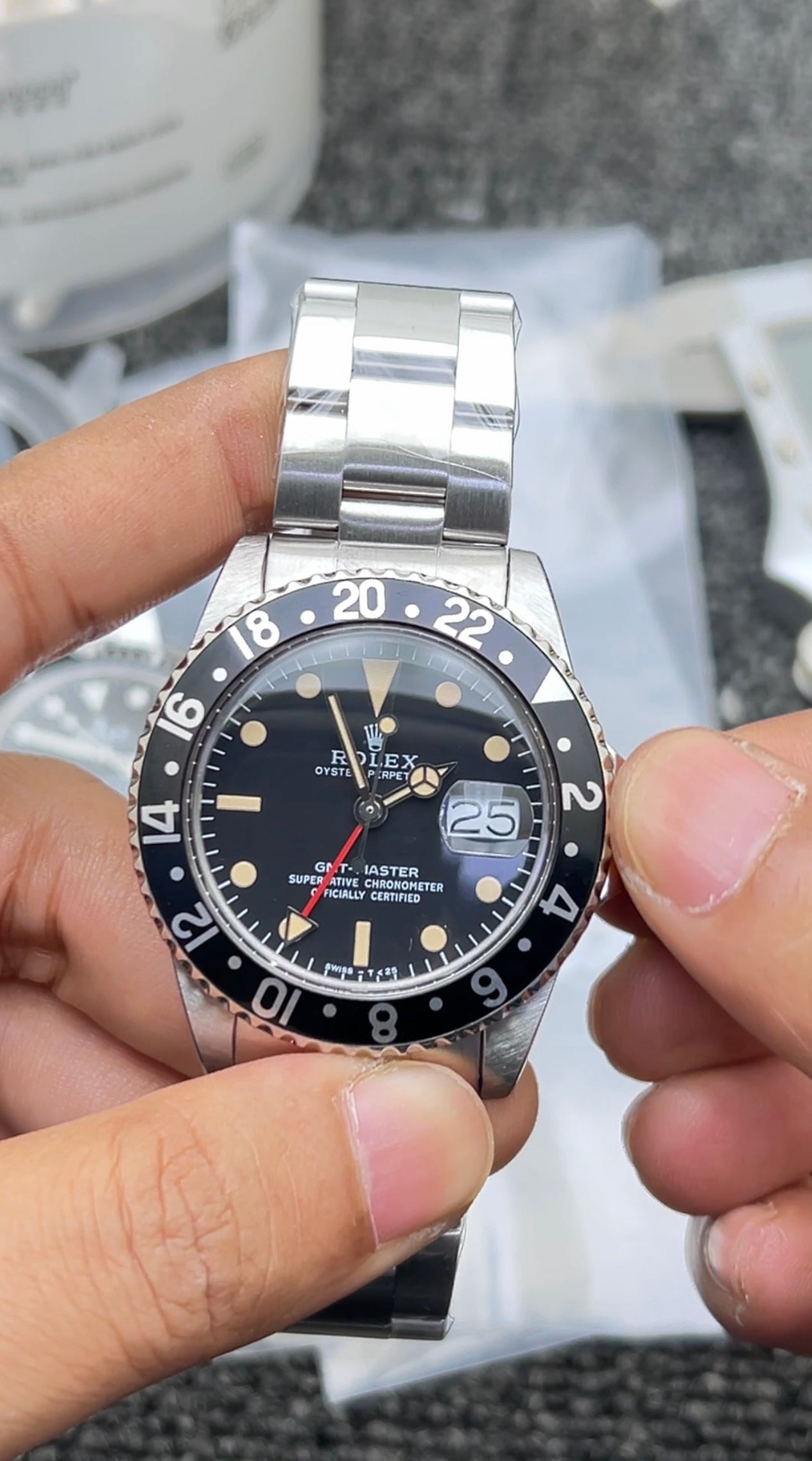 SN factory Retro GMT 40mm