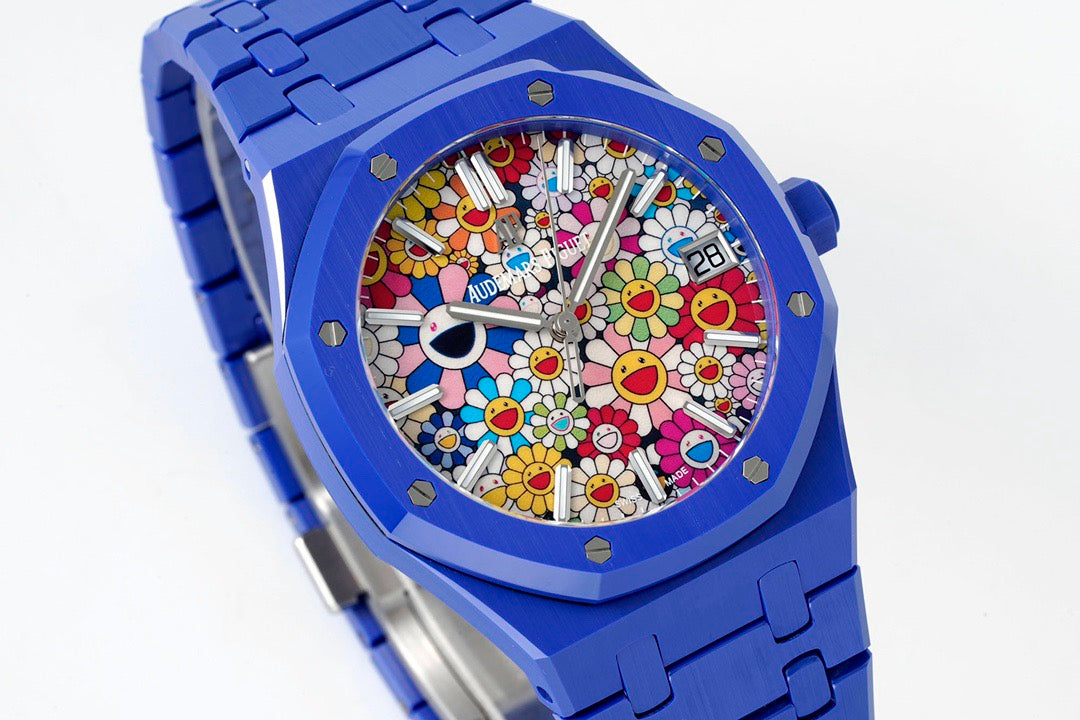APS factory Royal Oak 15500 Ceramics Sunflower Dial