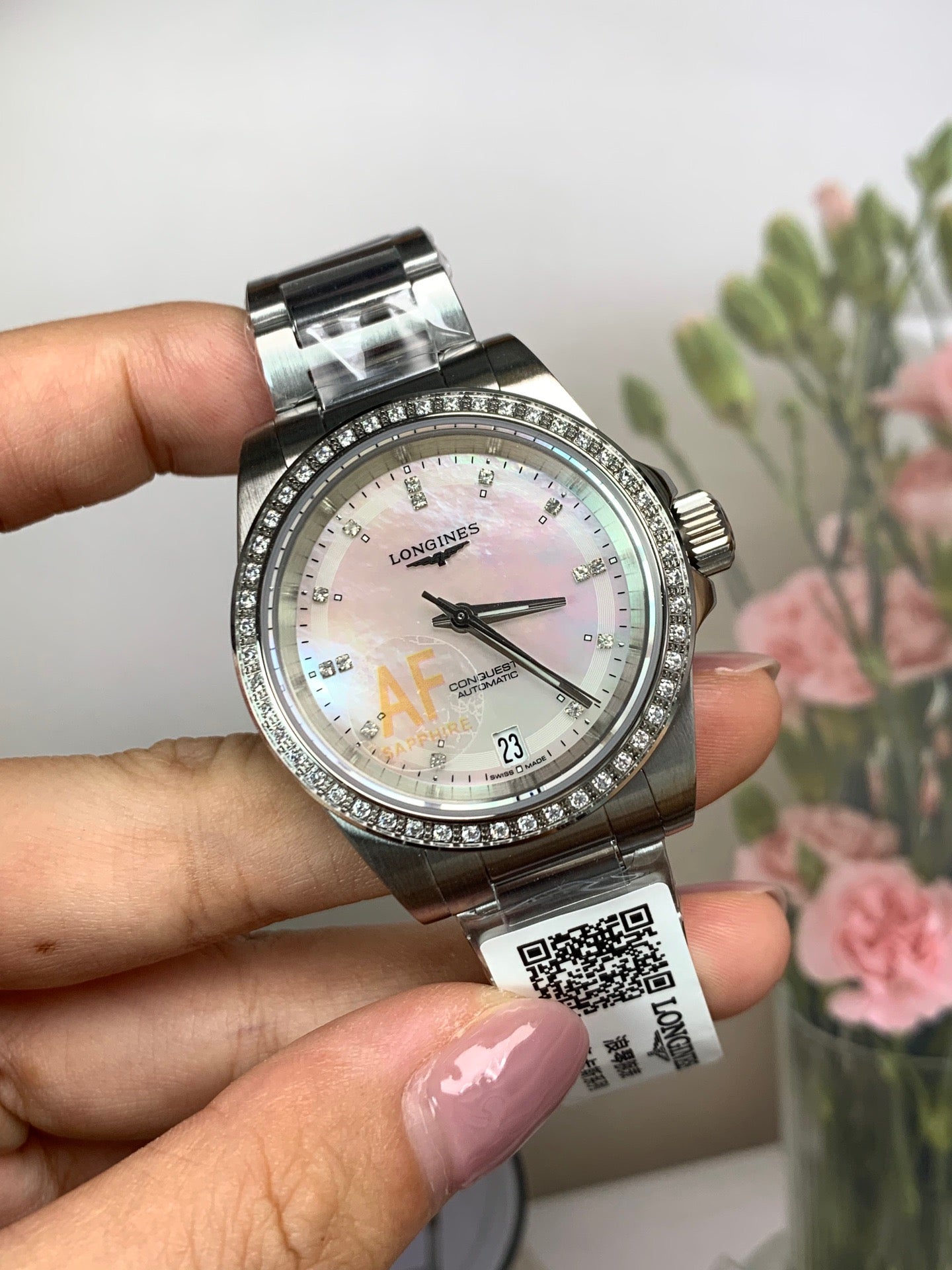 34mm.CONQUEST.Ladies' style.Automatic Watch