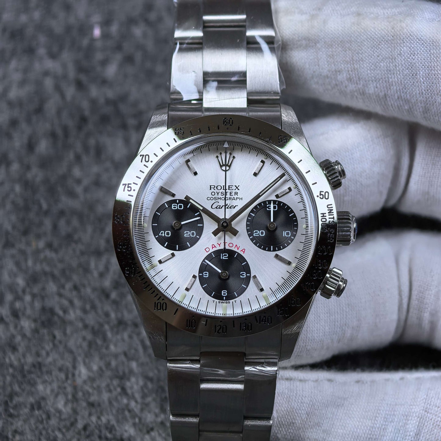 SN factory Retro Daytona Manual winding movement