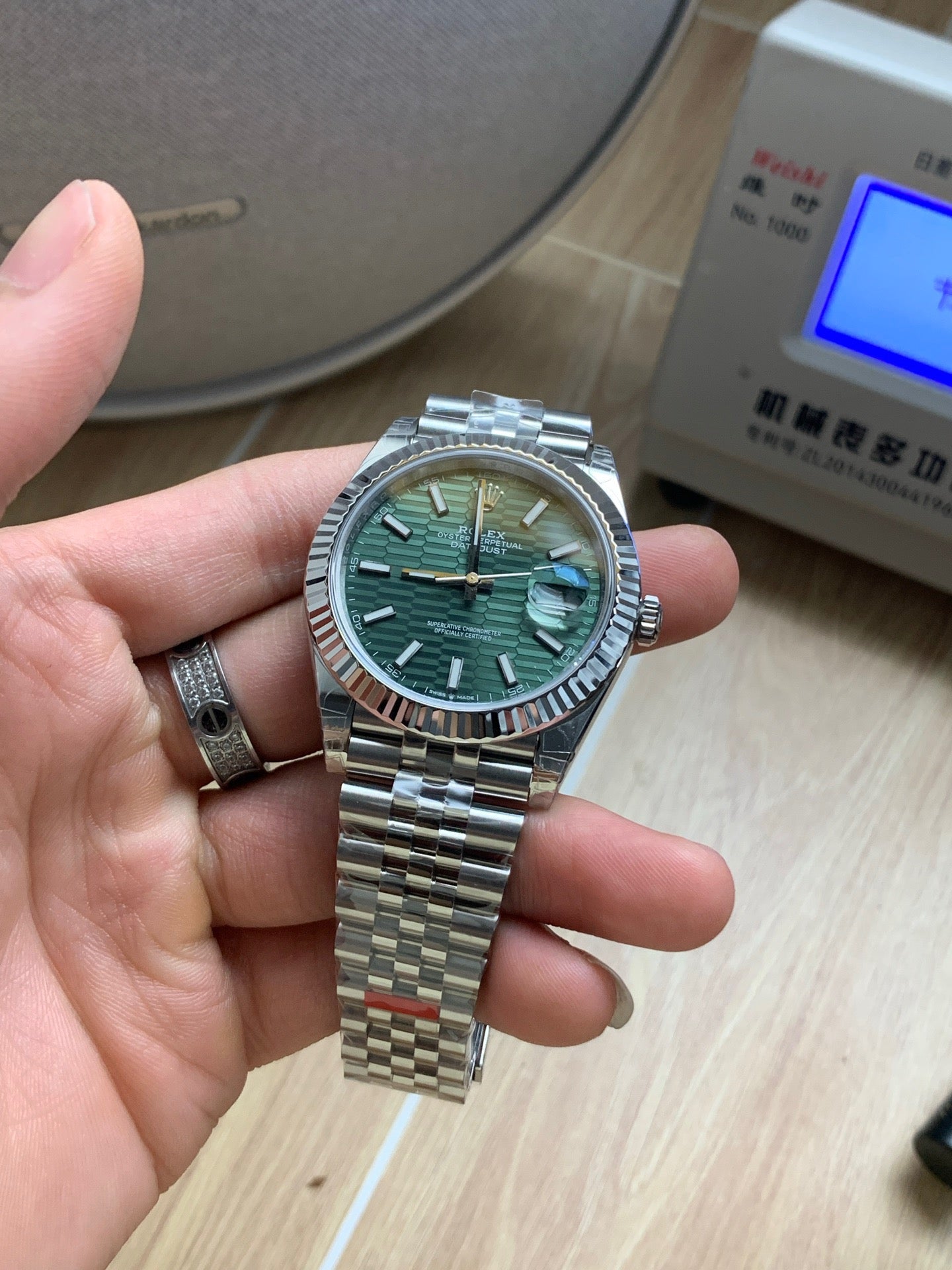 VSF 41mm datejust Rhombic lattice Dial