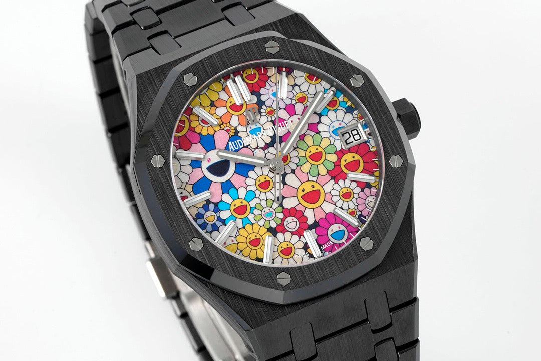 APS factory Royal Oak 15500 Ceramics Sunflower Dial