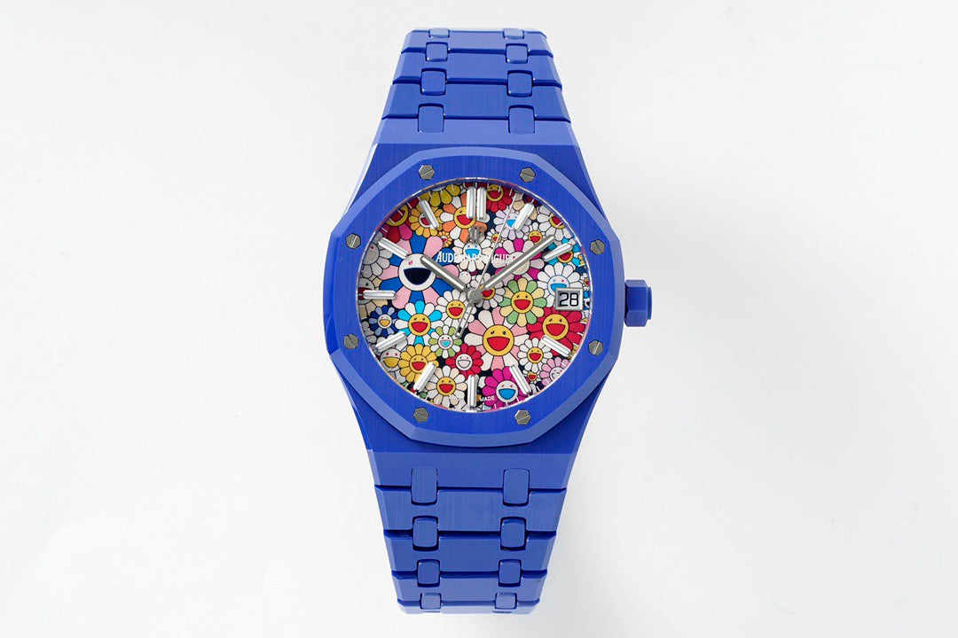 APS factory Royal Oak 15500 Ceramics Sunflower Dial