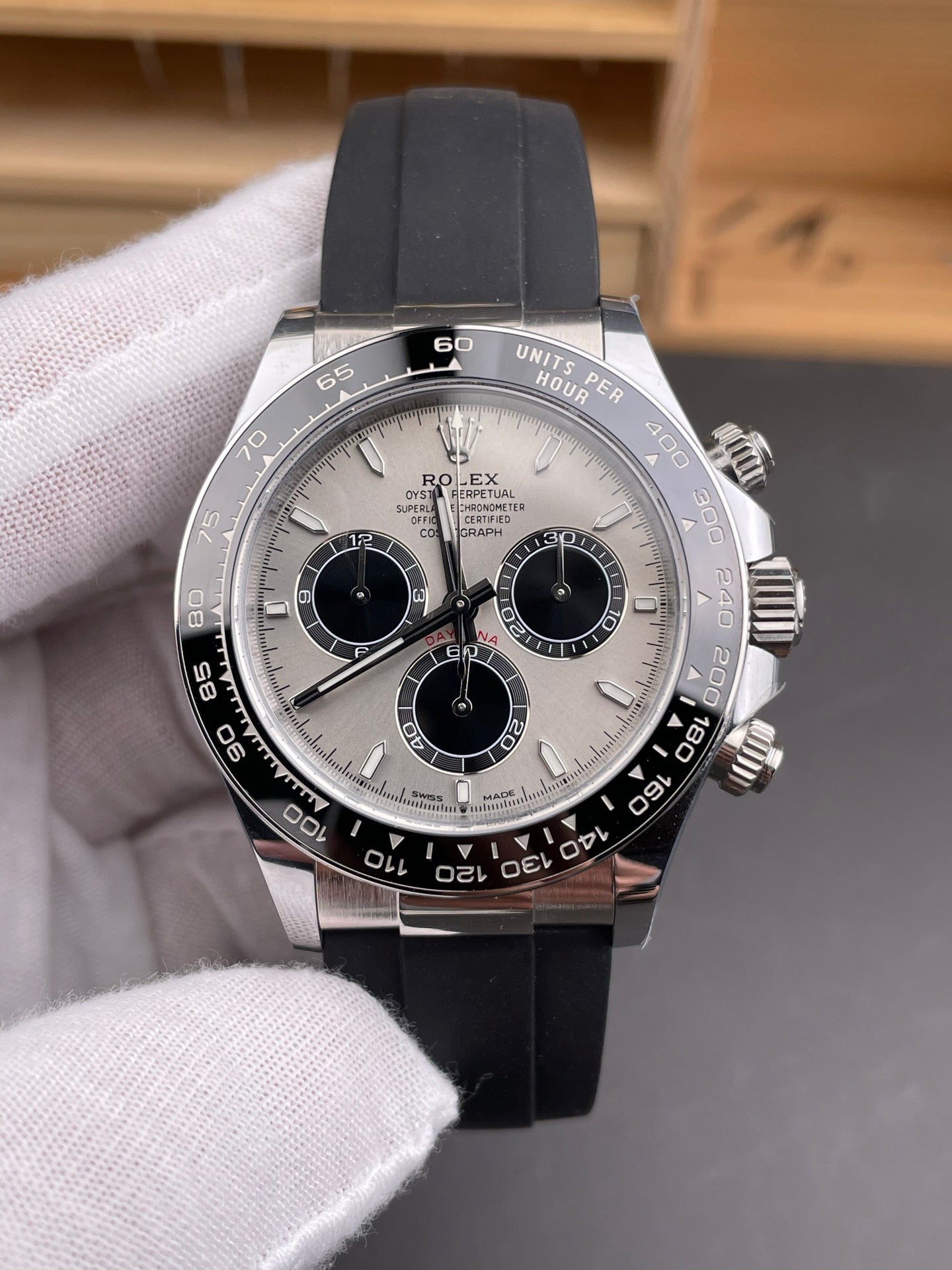 ARF 40mm Daytona Weight Gain Rubber strap