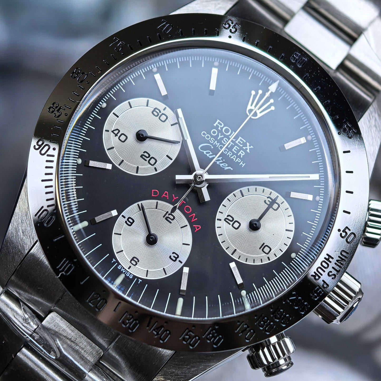 SN factory Retro Daytona Manual winding movement