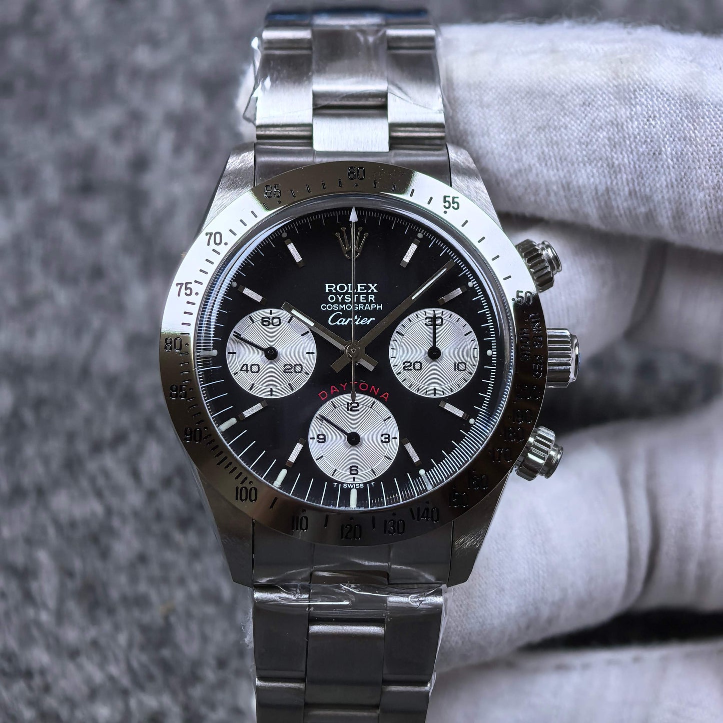 SN factory Retro Daytona Manual winding movement