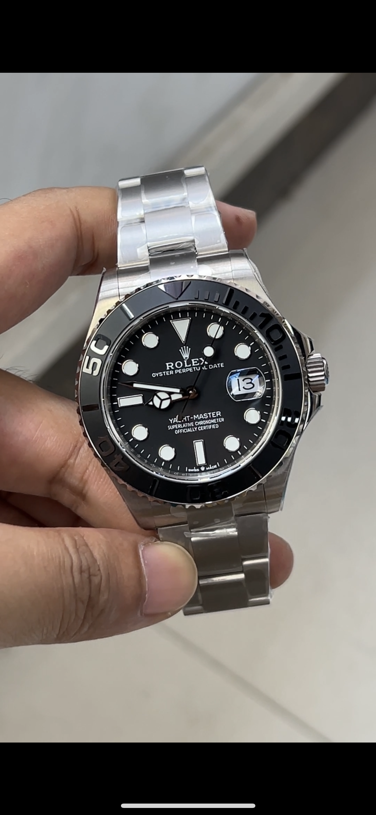 42mm Titanium Yacht master 103g