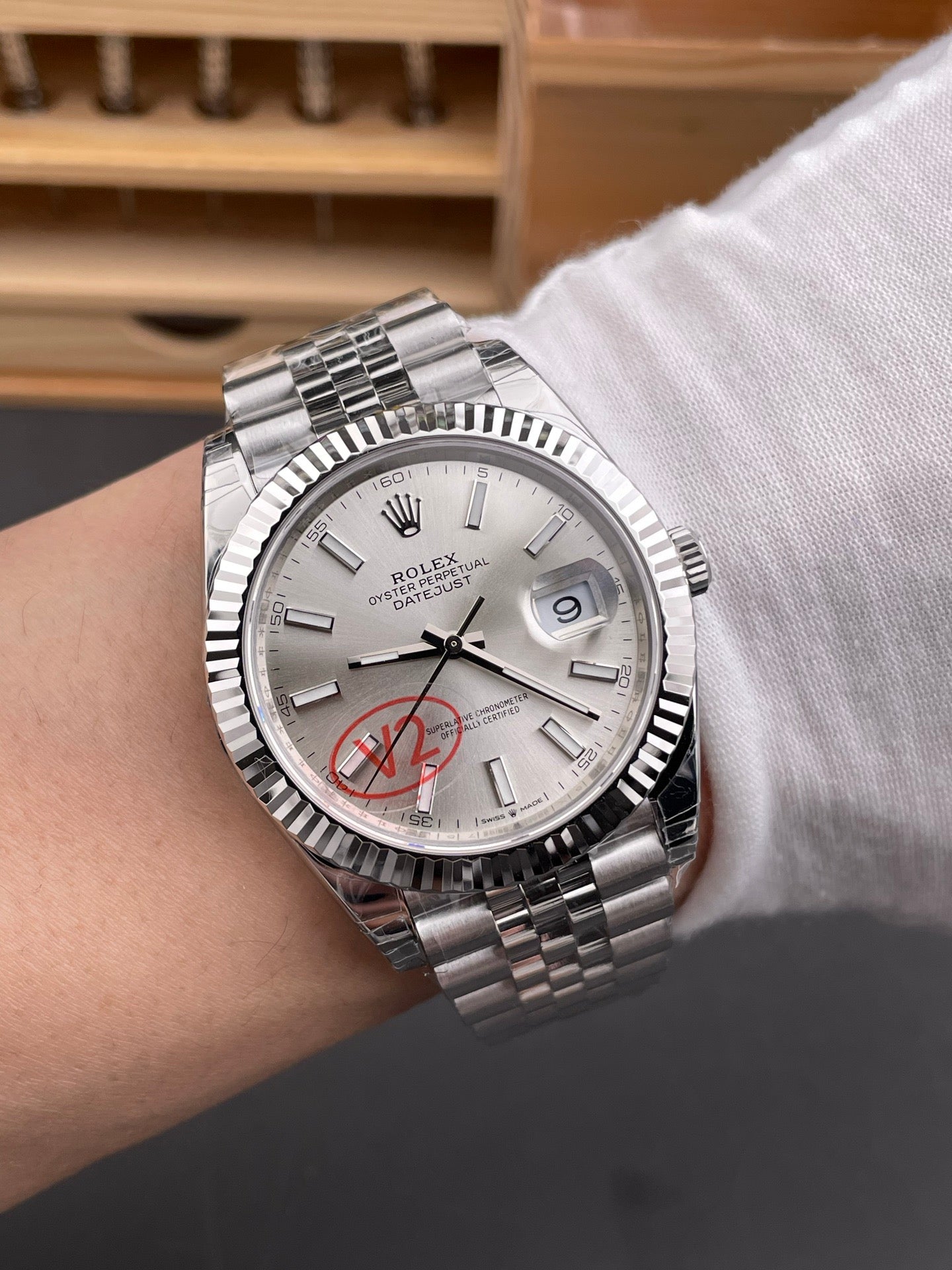 VSF 41mm datejust Silver Dial