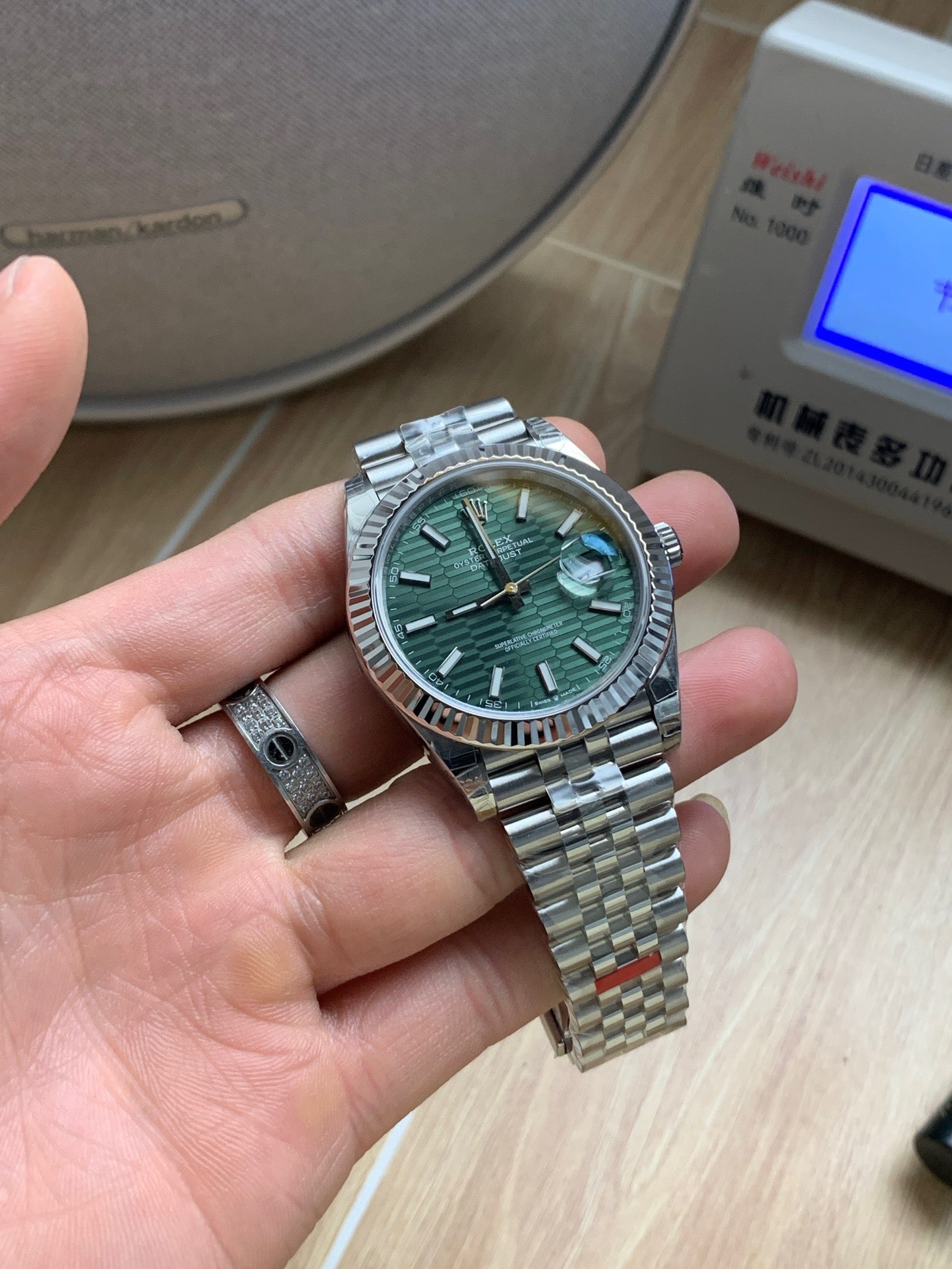 VSF 41mm datejust Rhombic lattice Dial