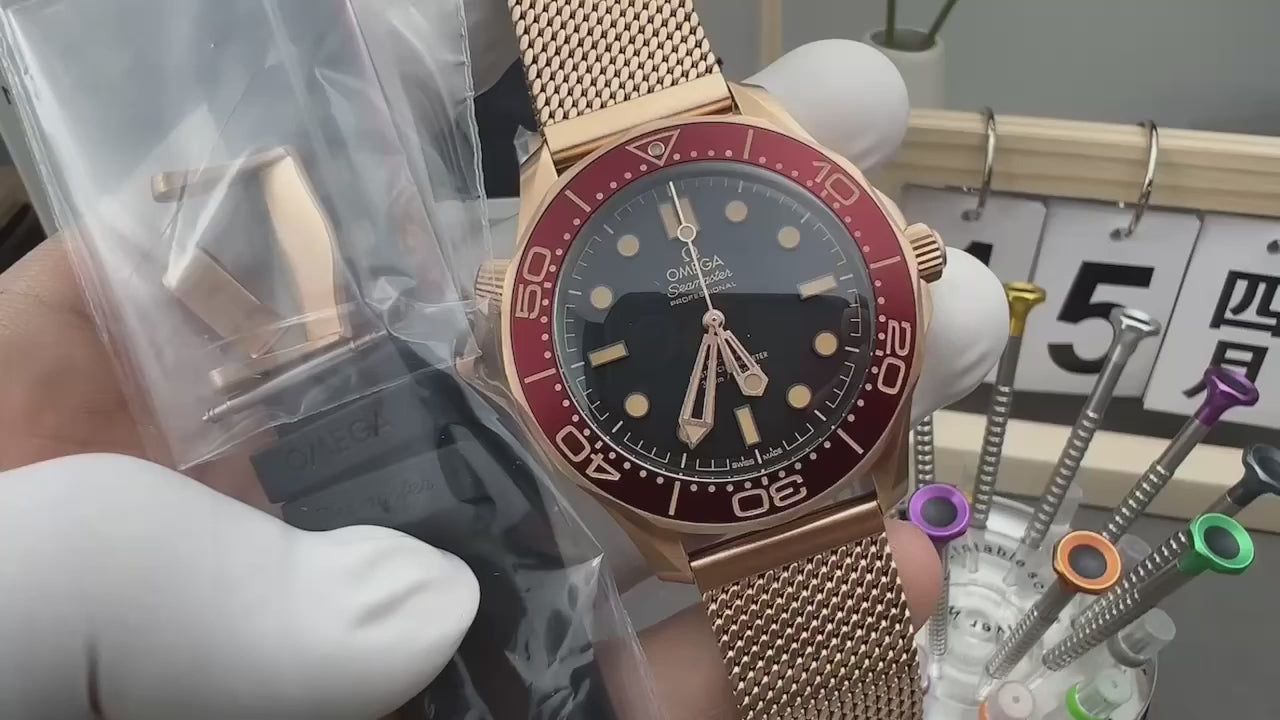 VS factory Bronze Gold seamaster300